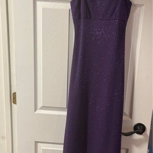 Beautiful purple sparkle dress for formal events